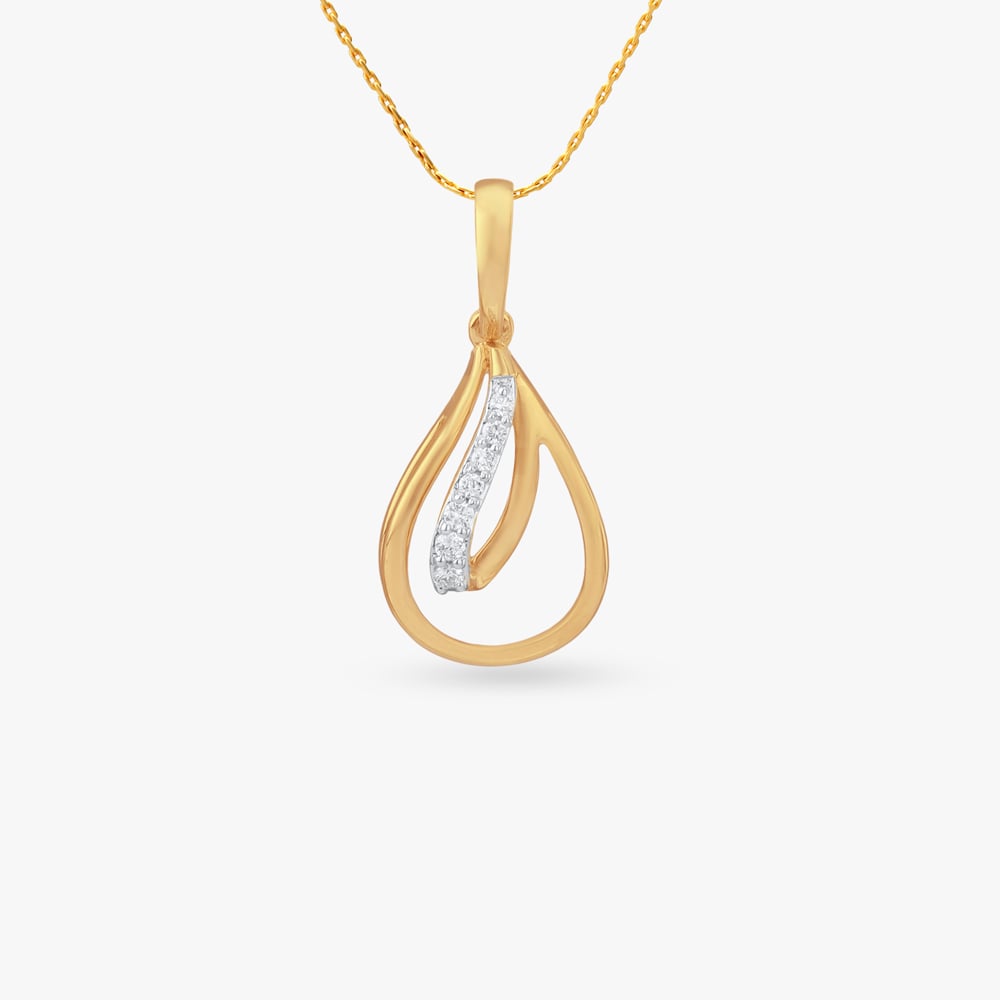 

Ripple Loop Diamond Pendant