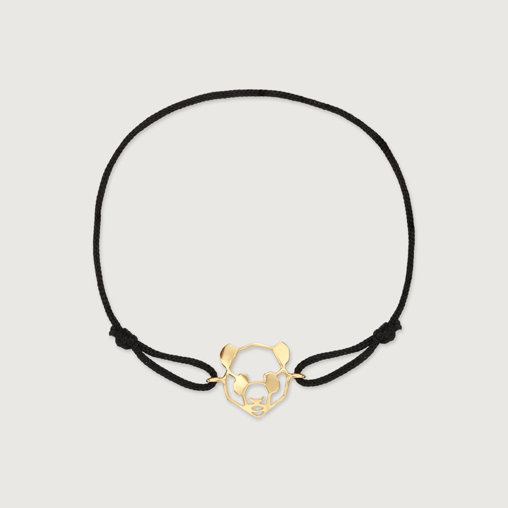 Cool Calm Panda Gold Bracelet,,hi-res image number null