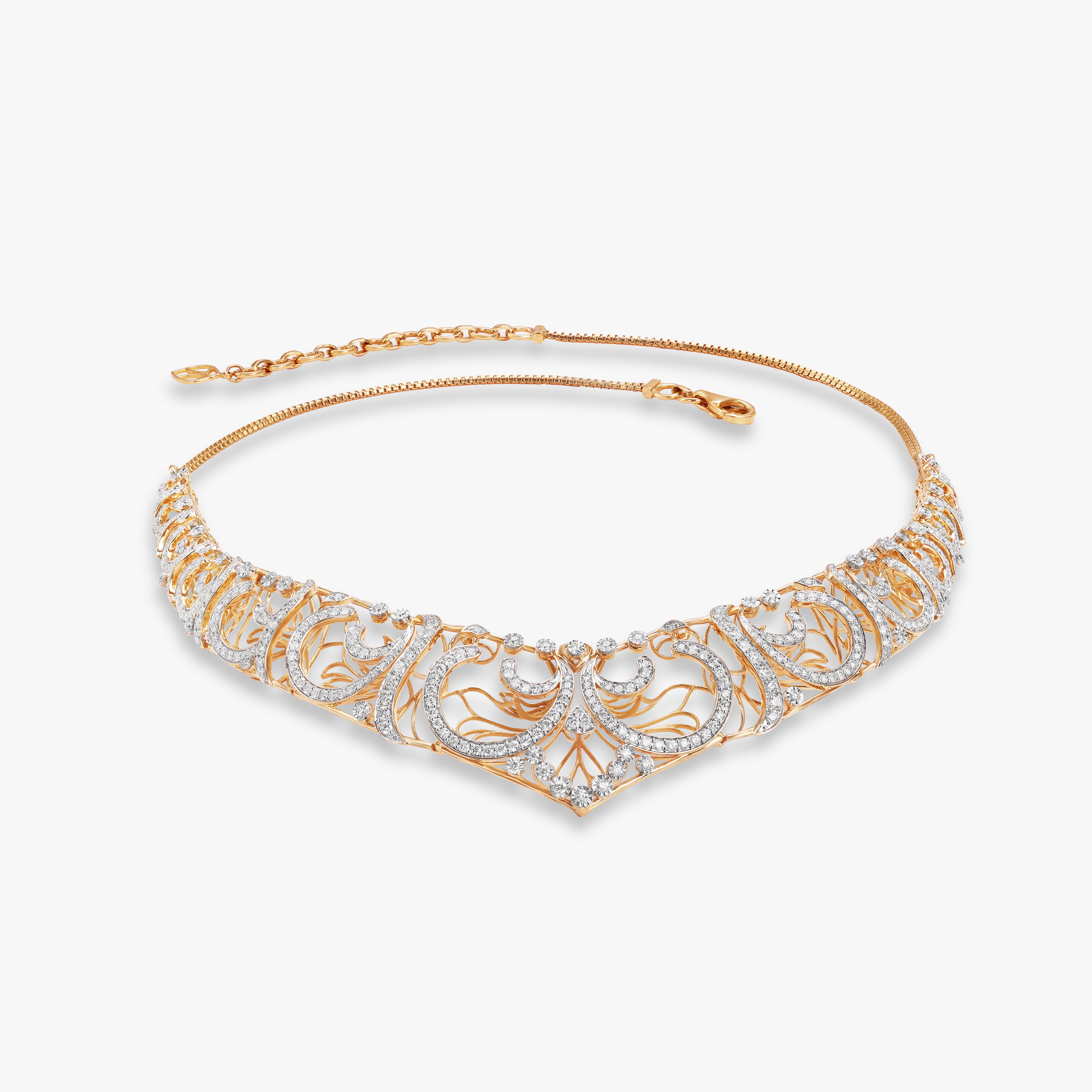 Etched in Light Diamond Necklace Set,,hi-res image number null