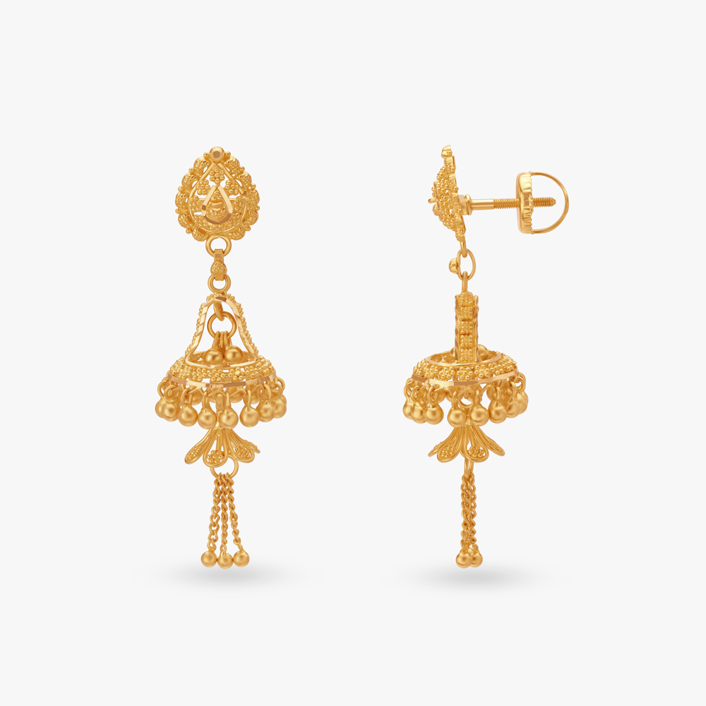 Ebullient Jhumka,,hi-res image number null