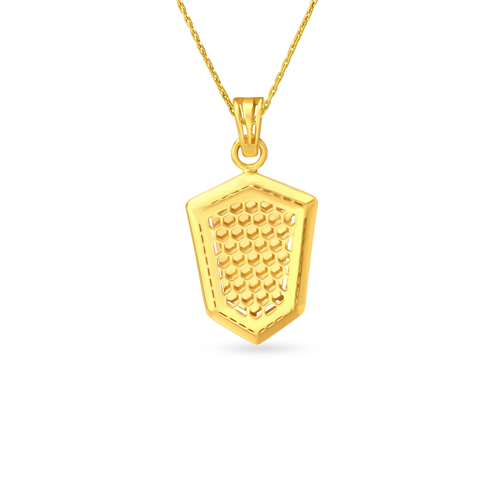 Islamic Symbol Engraved Men's Laser Cut Pendant,,hi-res image number null