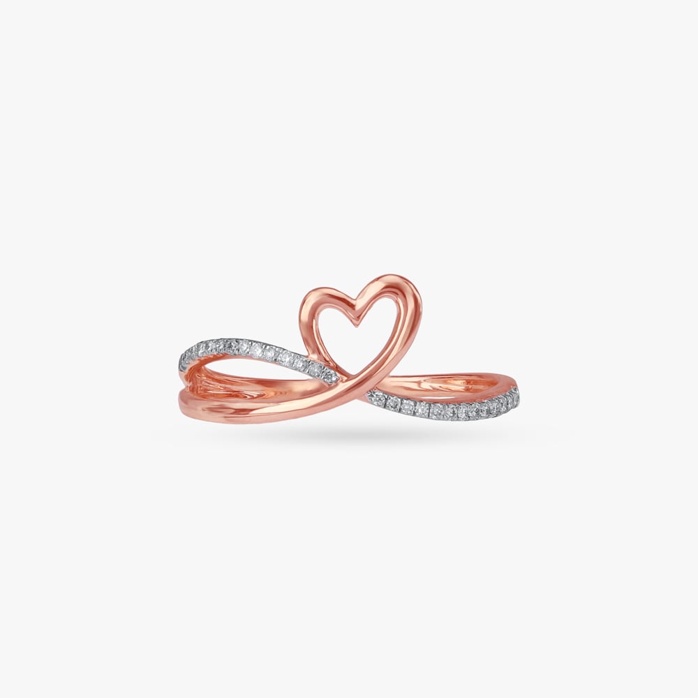 Endless Heart Diamond Ring,,hi-res image number null