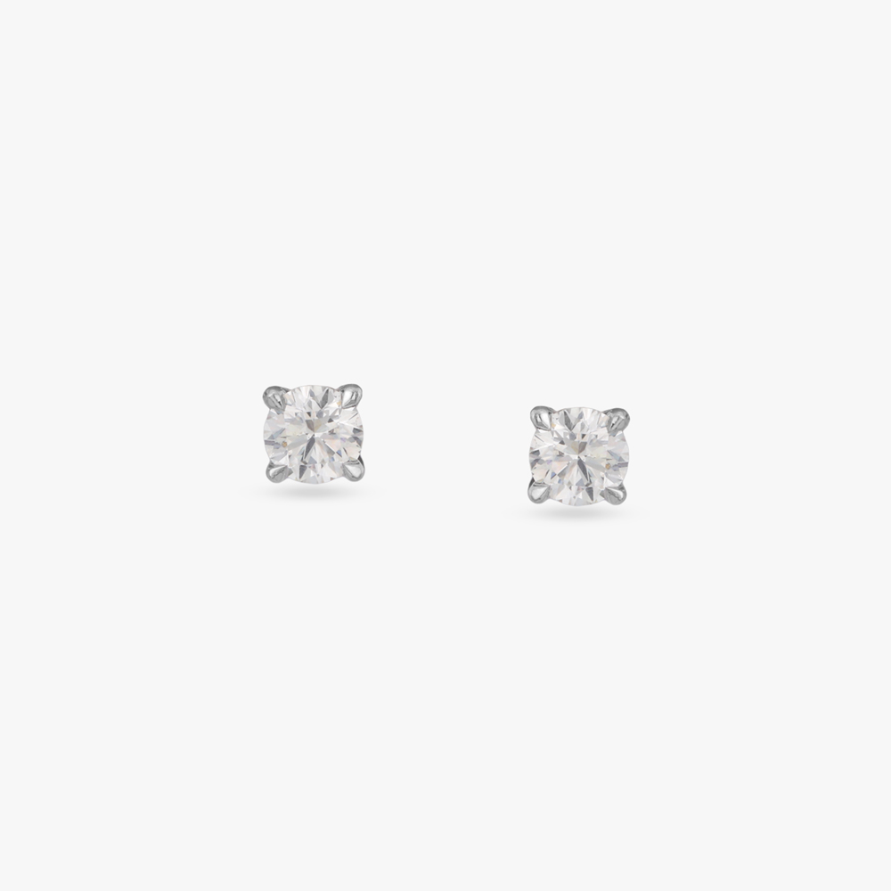 Classic Radiance Solitaire Stud Earrings,,hi-res image number null