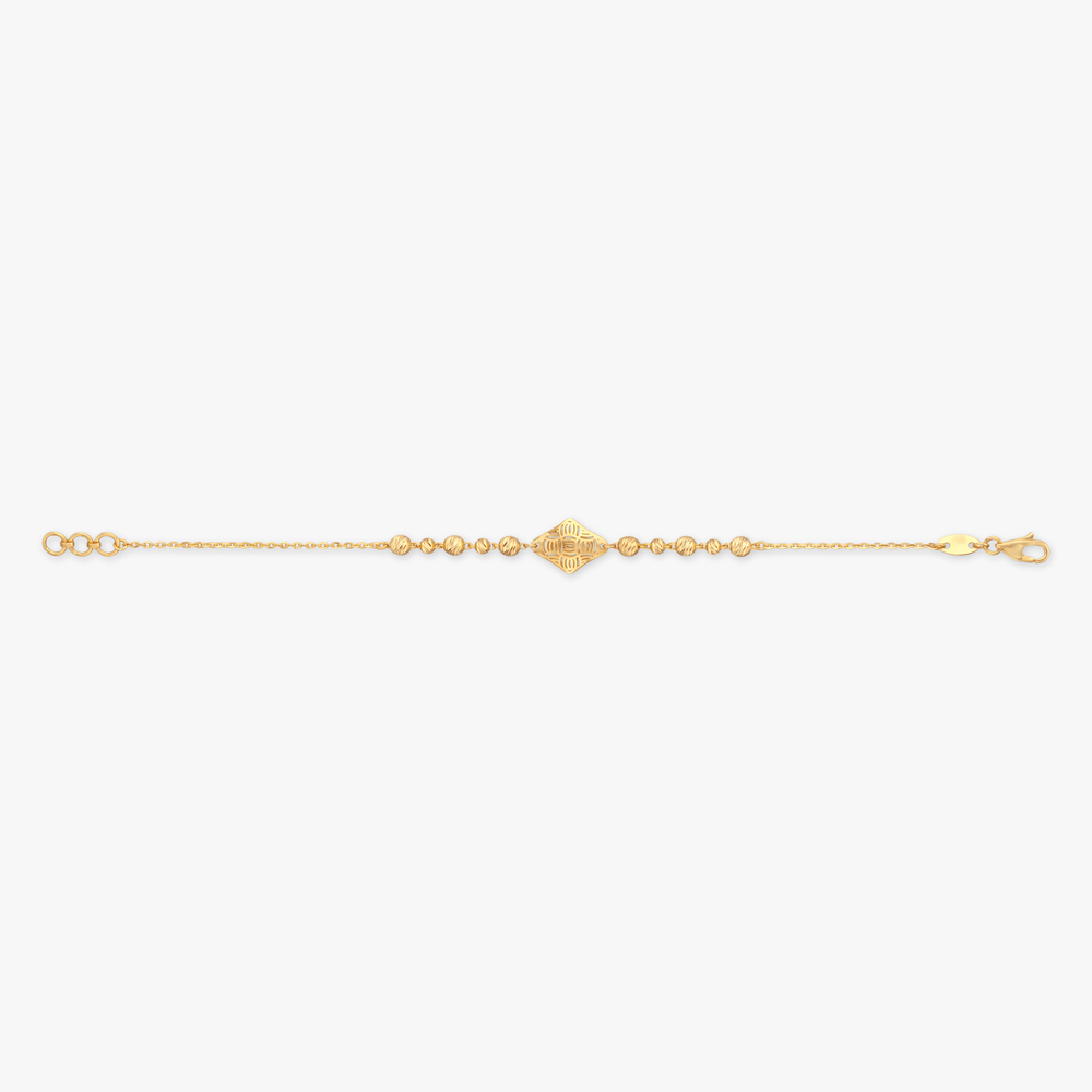 Beaded Filigree Gold Bracelet,,hi-res image number null