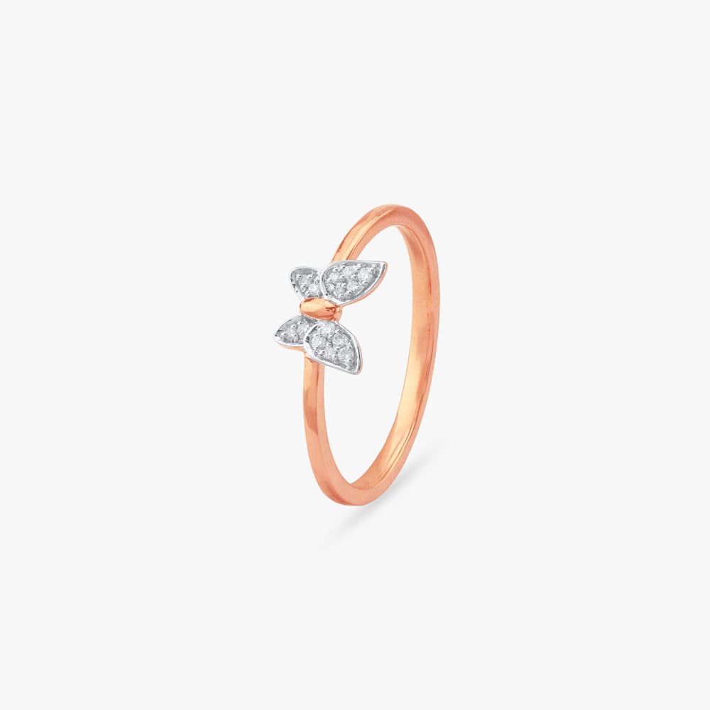 Butterfly Blush Diamond Ring,,hi-res image number null