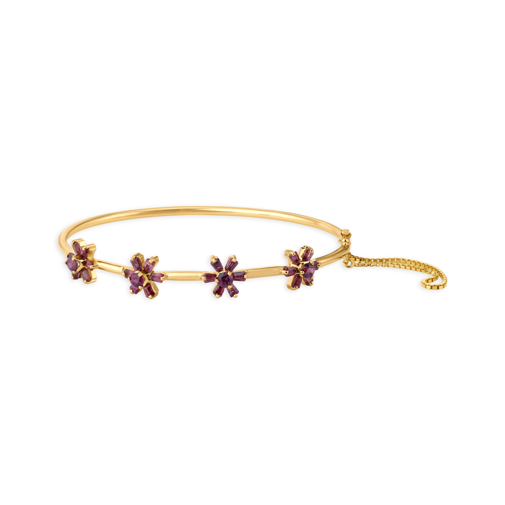 Classy Purple Garnet Bracelet Bangle,,hi-res image number null