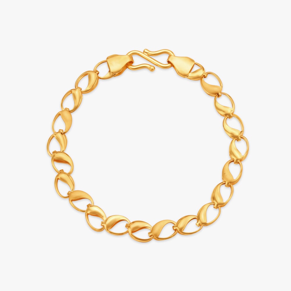 Buy WHP Jewellers 22KT (916) Yellow Gold Bracelet for Women & Girls  -GBRCLD22025103a at Amazon.in