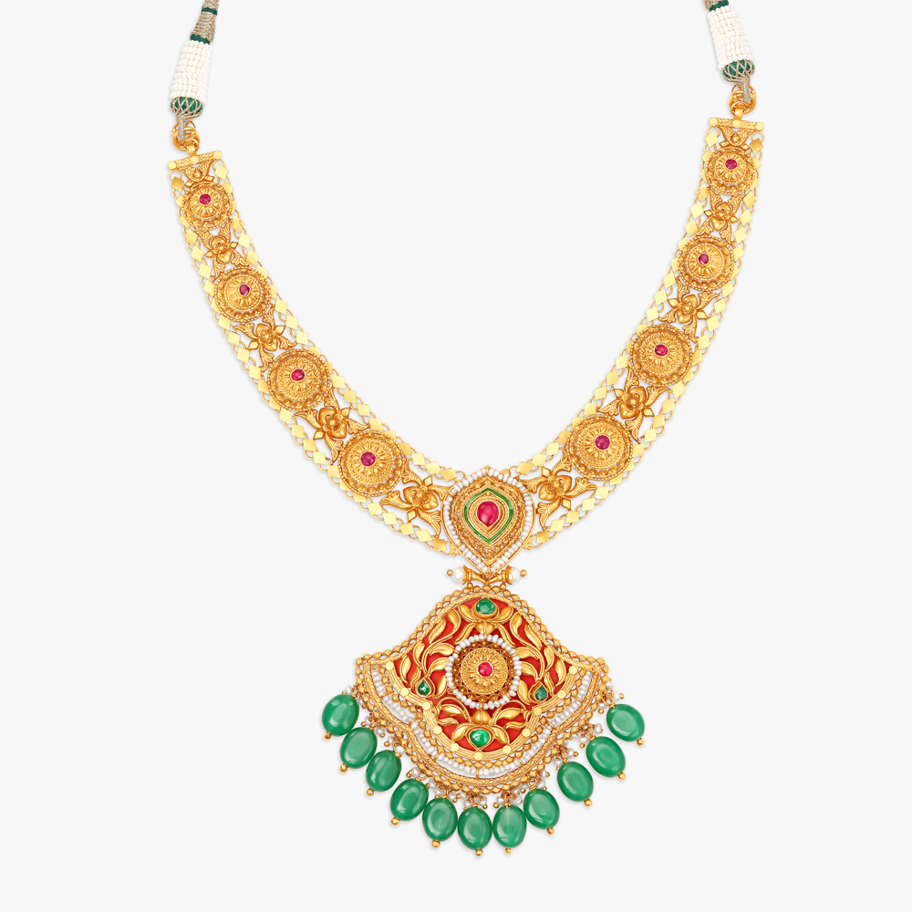 An Ode to History Necklace Set with Pearl Gehri,,hi-res image number null