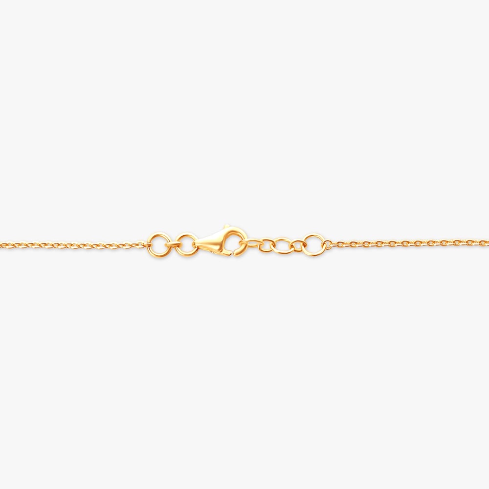 Serenity Lotus Diamond Mangalsutra,,hi-res image number null