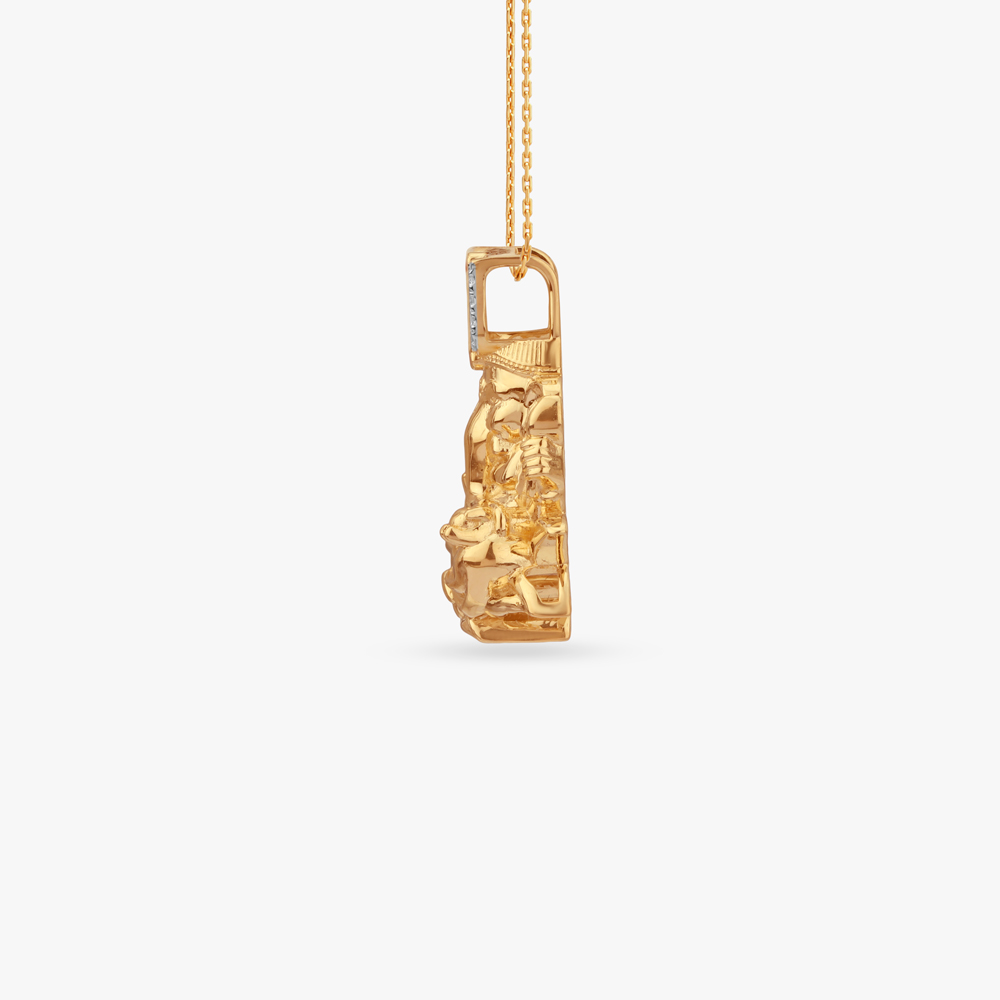 Eternal Ganesha Diamond Pendant,,hi-res image number null