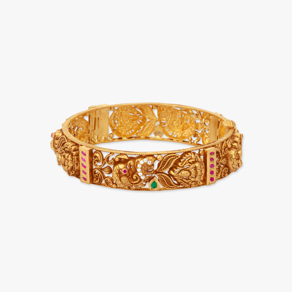 Royal Plumage Gold Bangles,,hi-res image number null