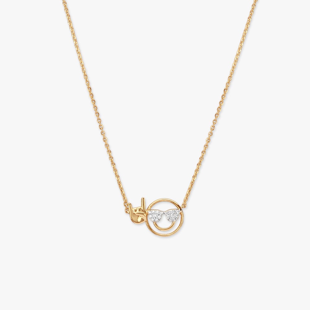 Rockstar Diamond Necklace for Kids,,hi-res image number null