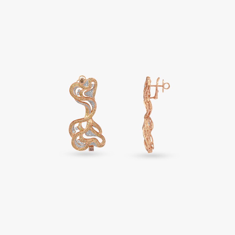 Mirage Flow Diamond Necklace Set,,hi-res image number null