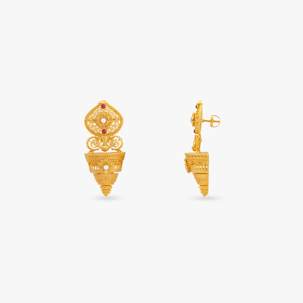 Surreal Wonderland Gold Necklace Set,,hi-res image number null