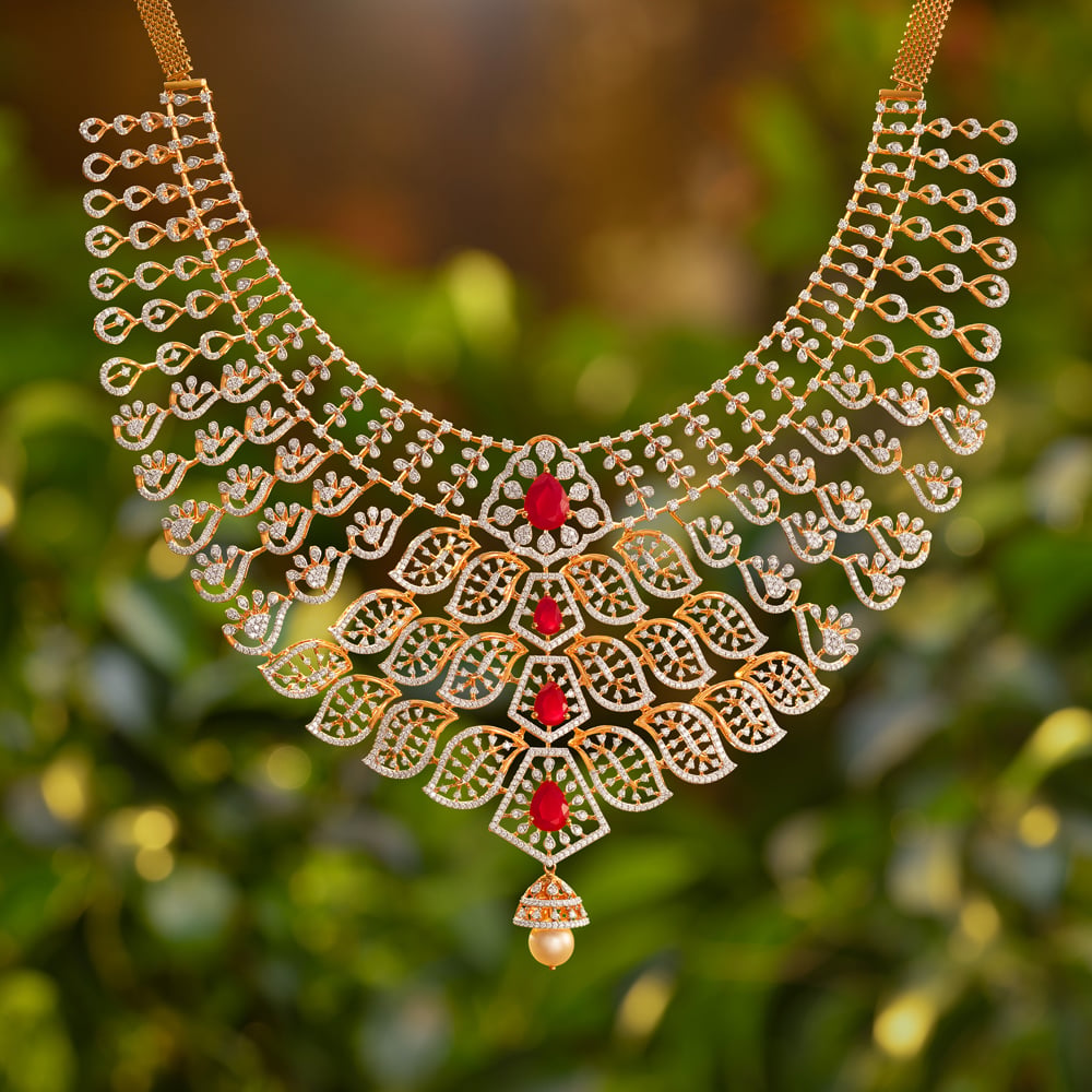 Royal Allure Diamond Necklace Set,,hi-res image number null