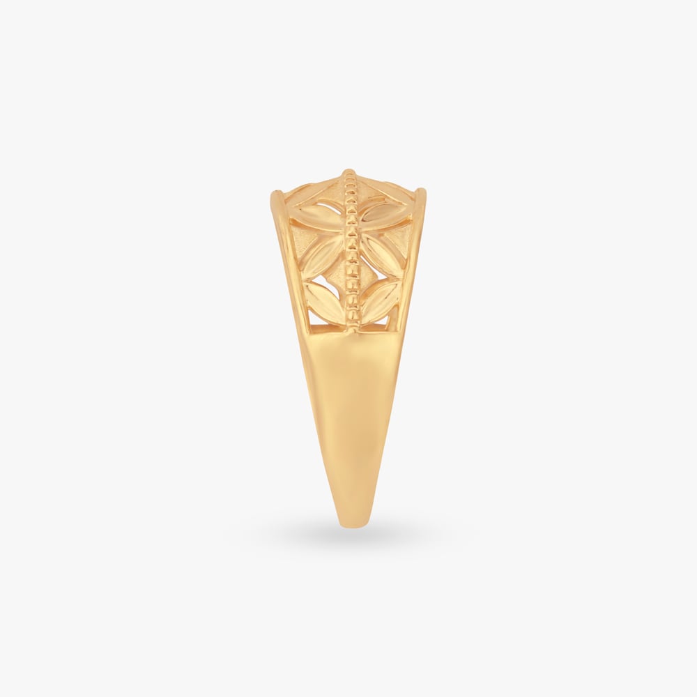 Regal Lattice Gold Ring,,hi-res image number null