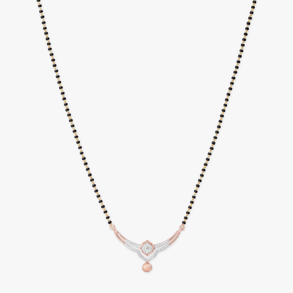 

Orbit Drop Diamond Mangalsutra