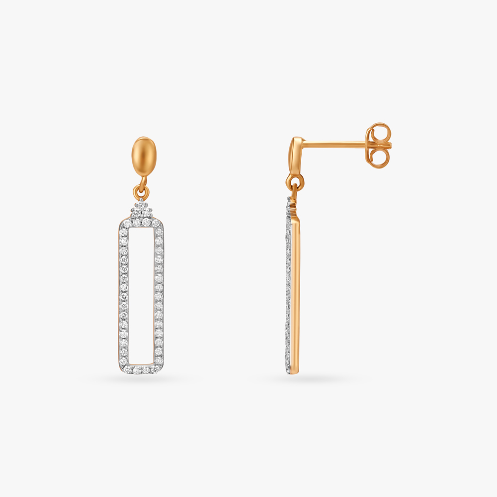 Surreal Diamond Drop Earrings,,hi-res image number null