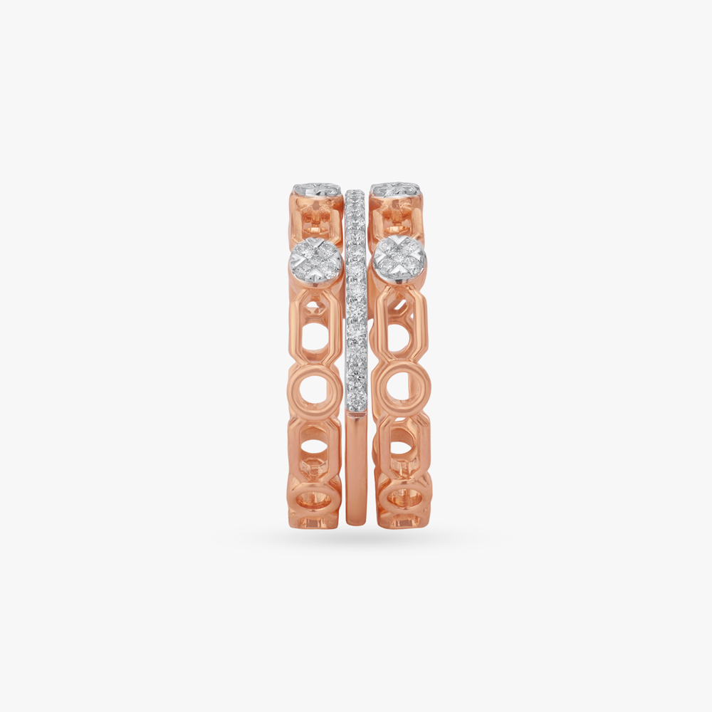 Linked Rhythm Diamond Ring,,hi-res image number null