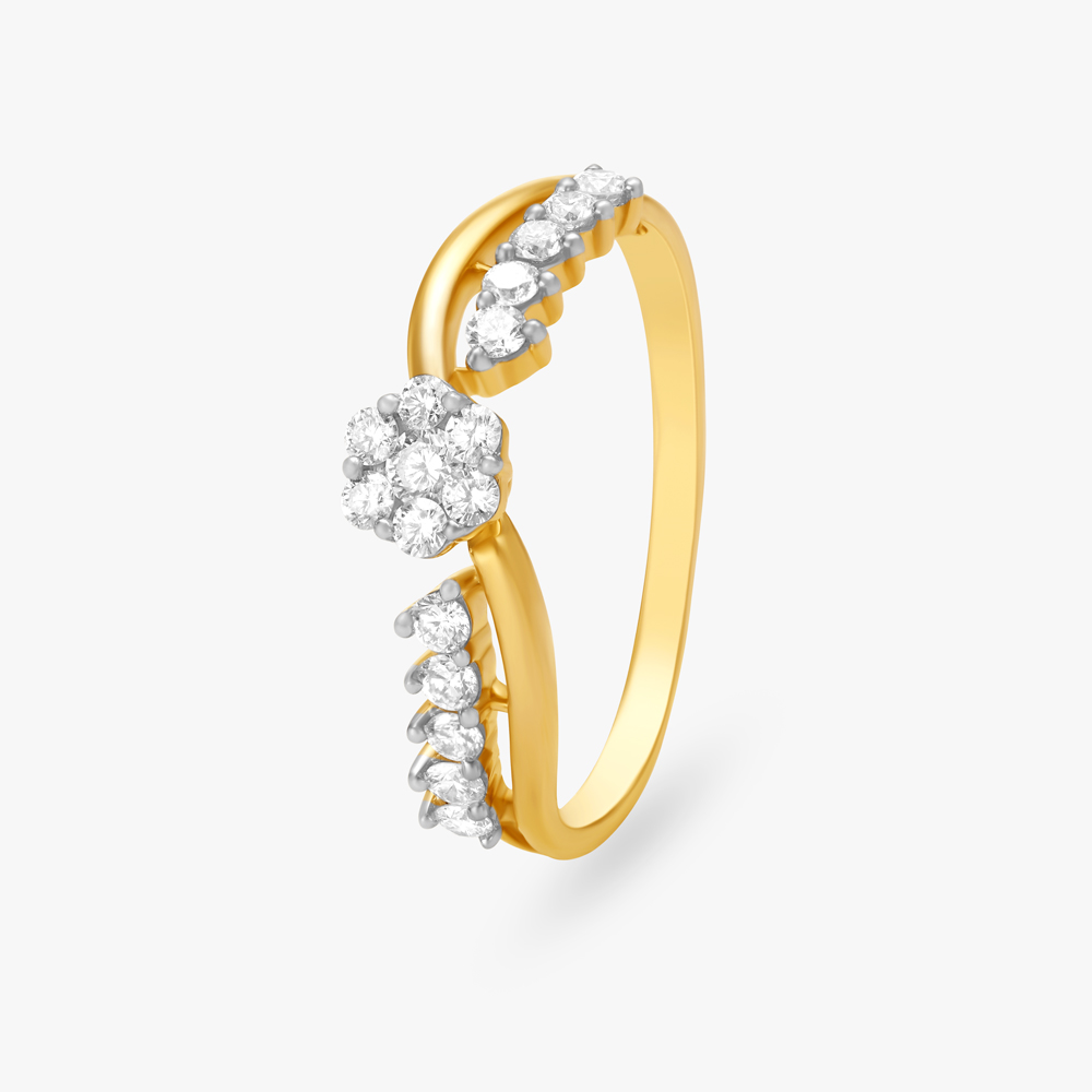 Versatile Floral Diamond Ring,,hi-res image number null