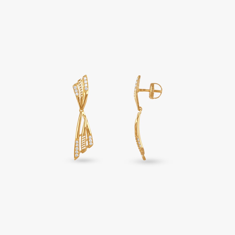 Contour Flow Gold Necklace Set,,hi-res image number null