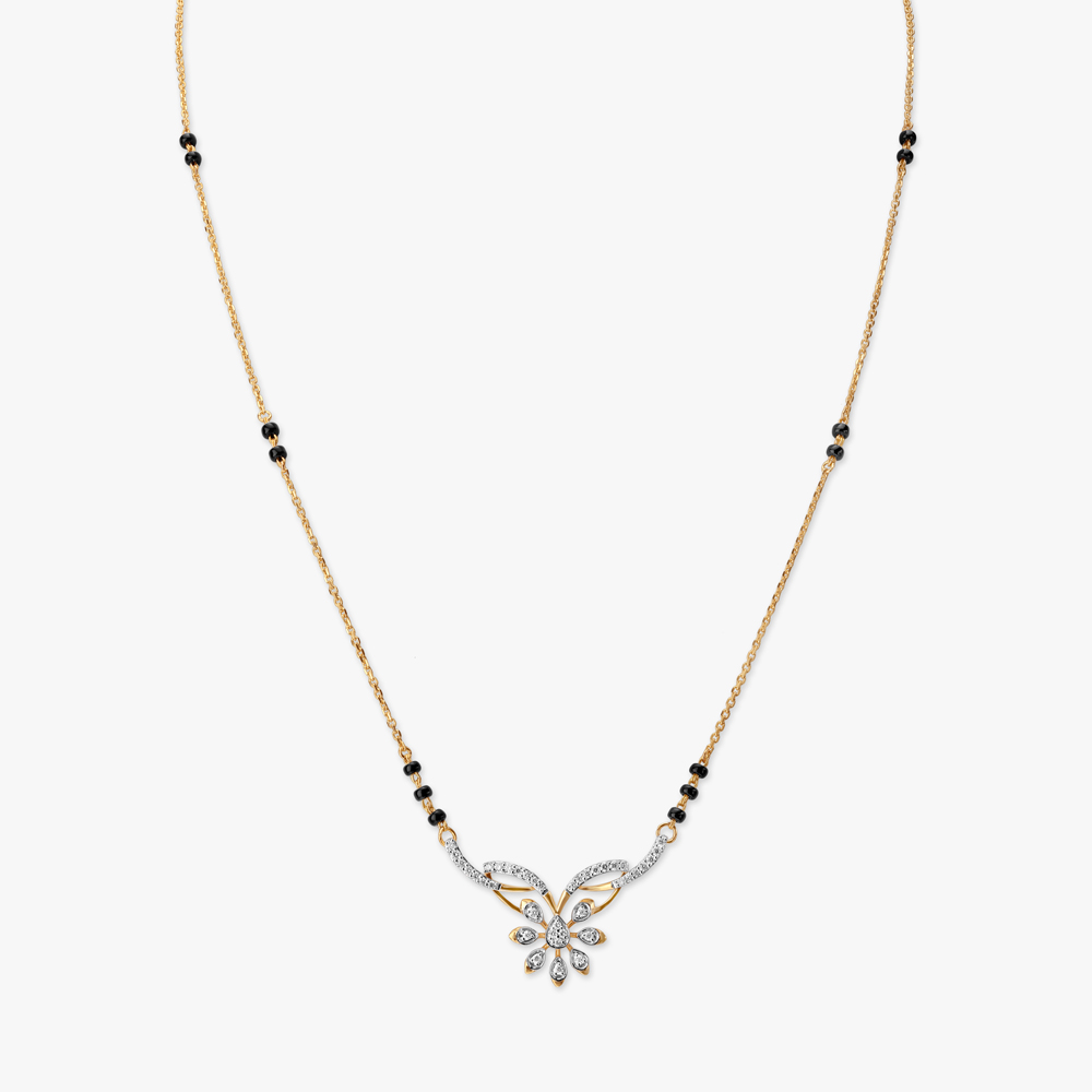 Delicate Flutter Diamond Mangalsutra,,hi-res image number null