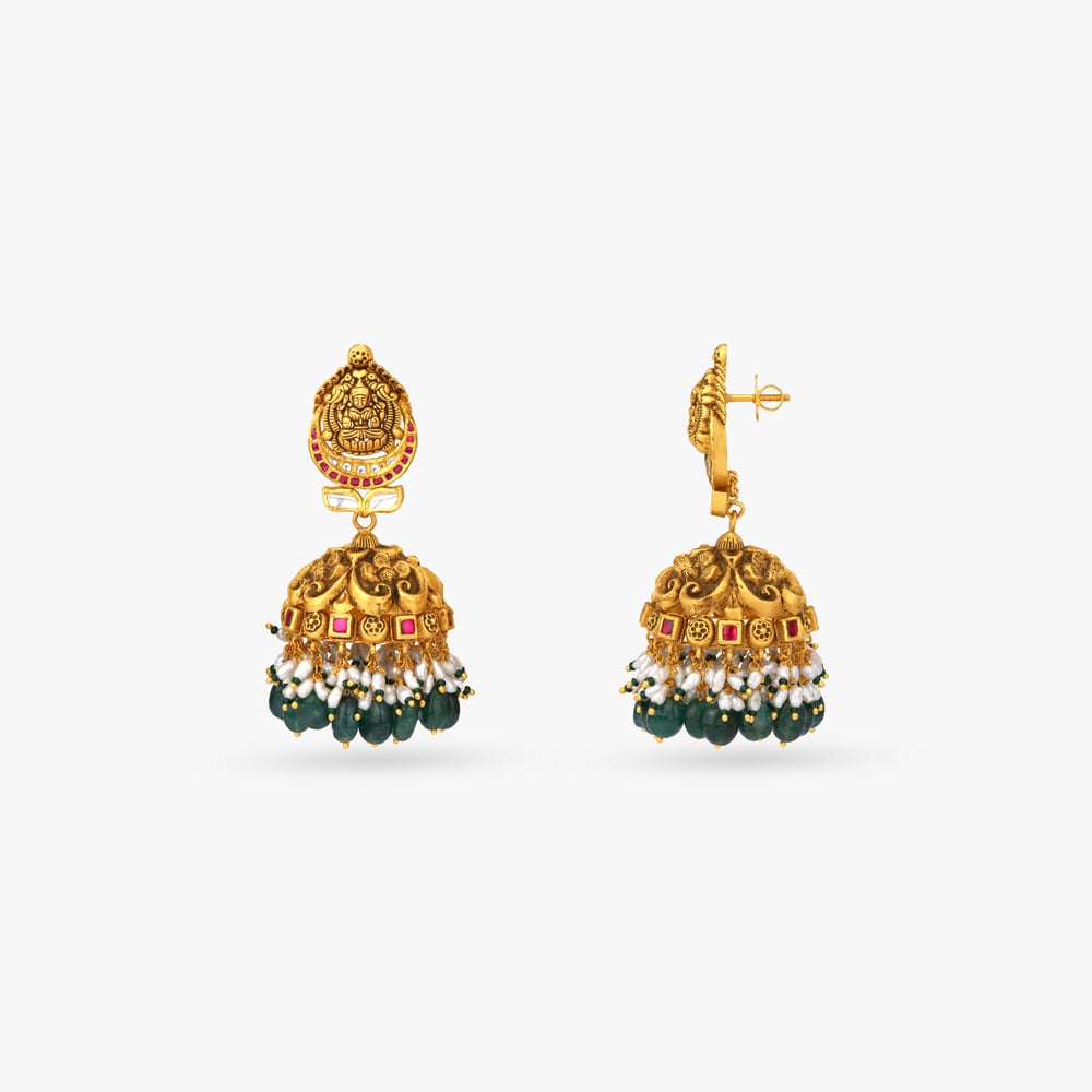 Celestial Plume Gold Necklace Set,,hi-res image number null