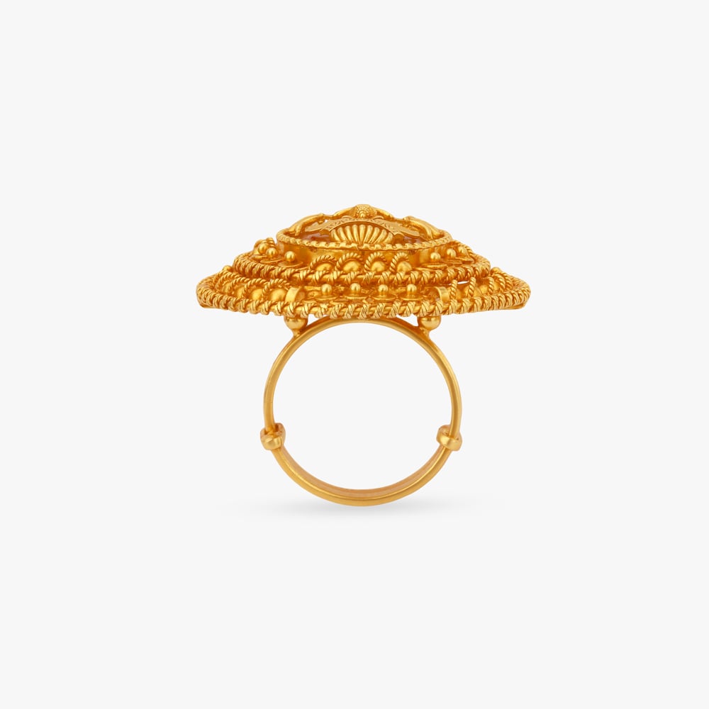 Solar Awakening Gold Finger Ring,,hi-res image number null