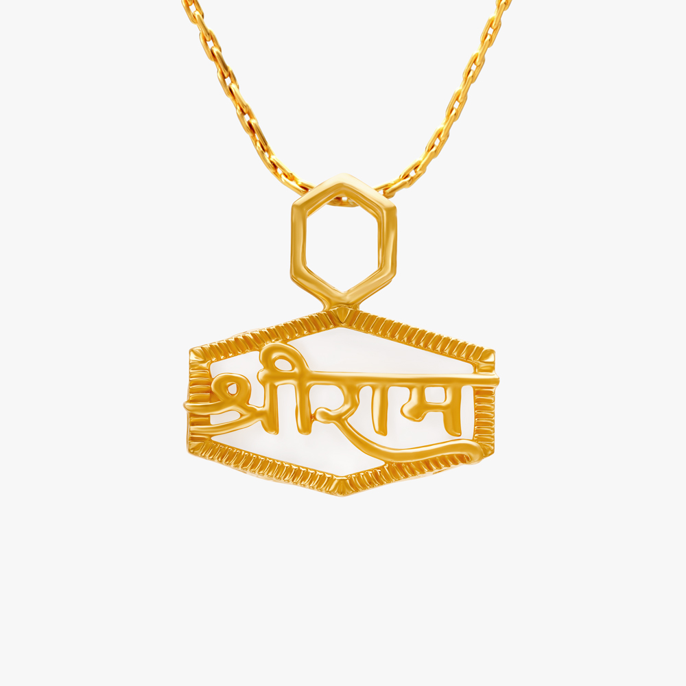 Ram gold pendant deals