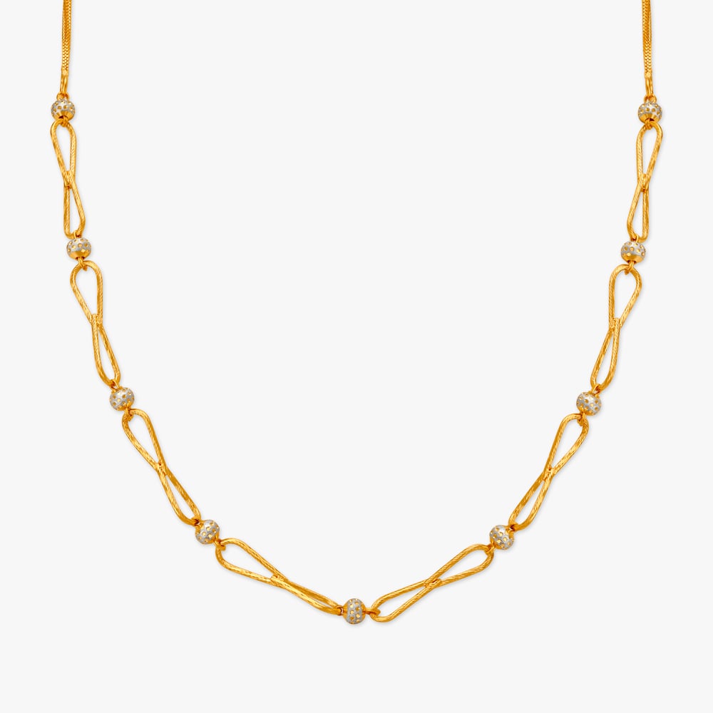 Delicate Loop and Bead Chain,,hi-res image number null