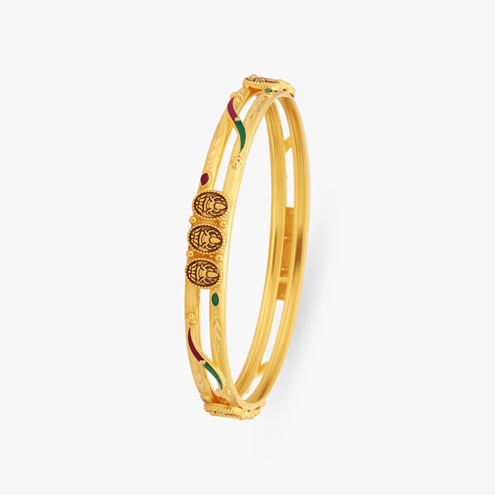 Lakshmi Design Gold Bangles,,hi-res image number null