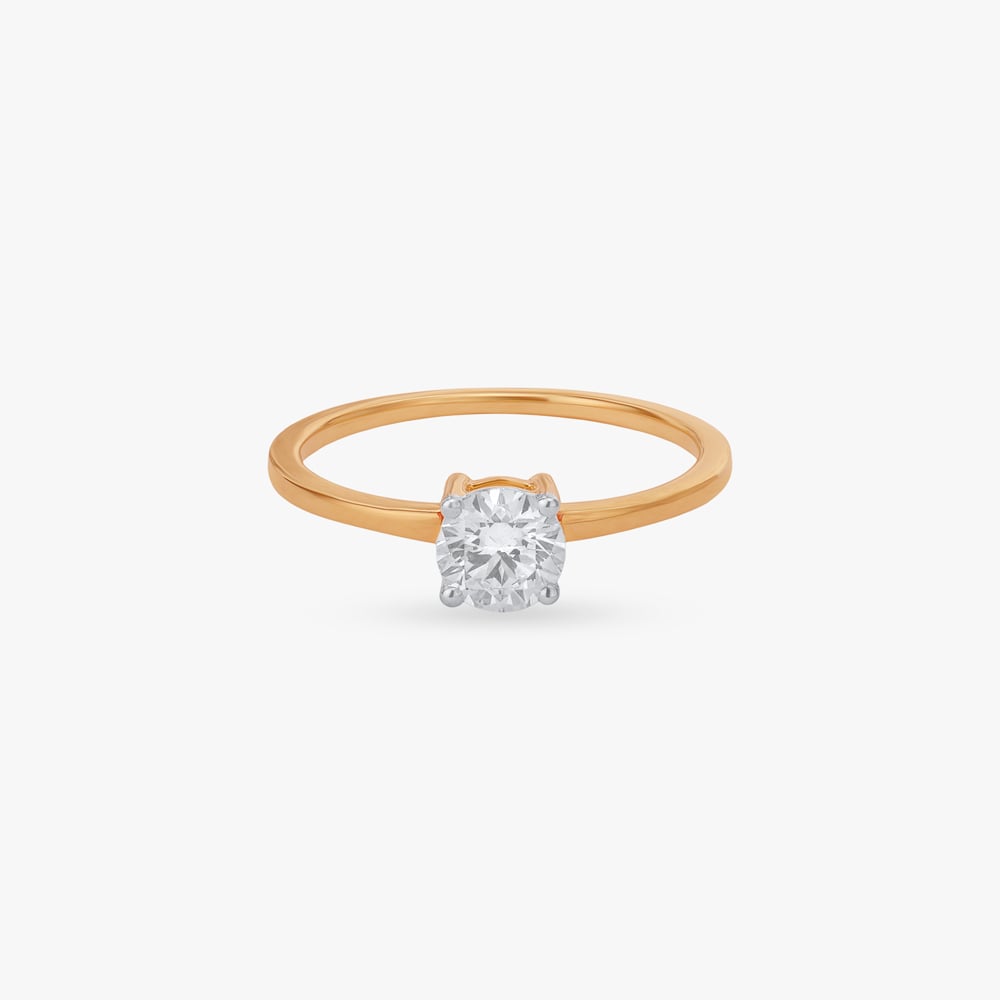 Frosted Radiance Solitaire Ring,,hi-res image number null