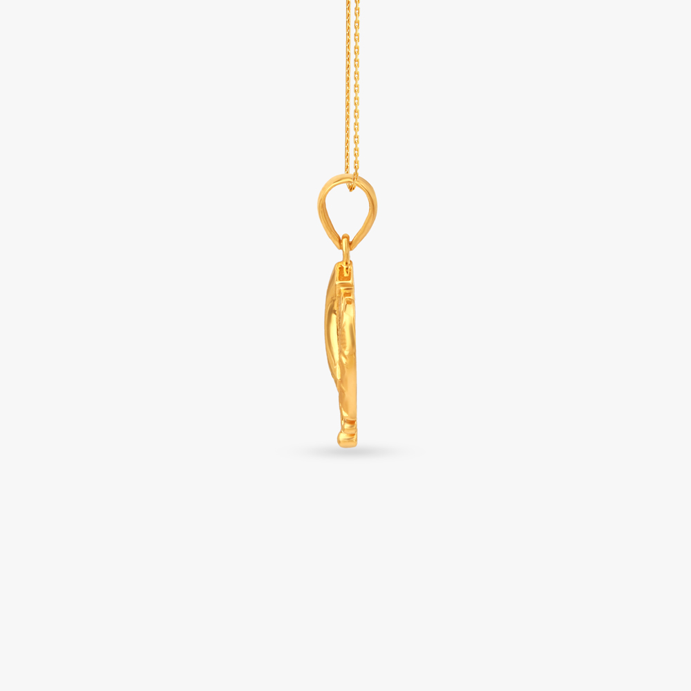 Eternal Khanda Gold Pendant for Men,,hi-res image number null