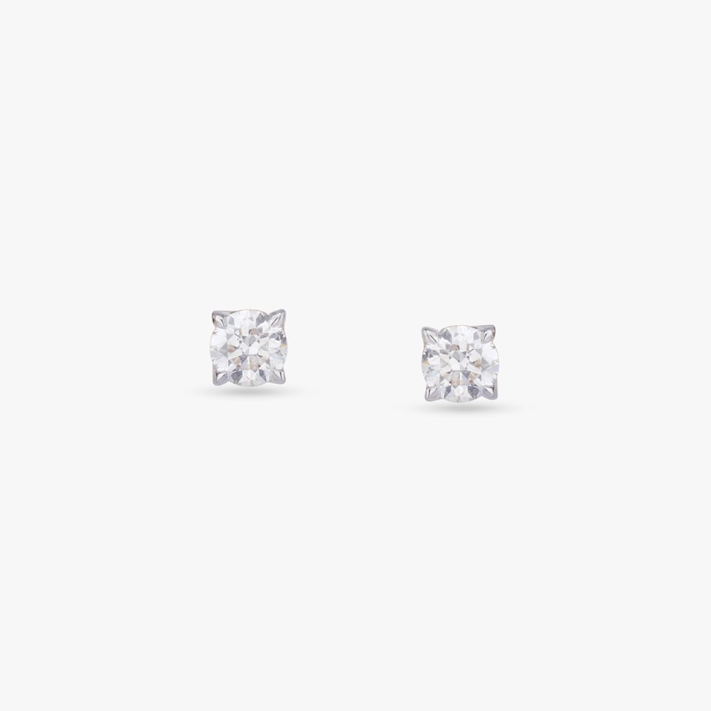 

Radiant Glow Solitaire Stud Earrings