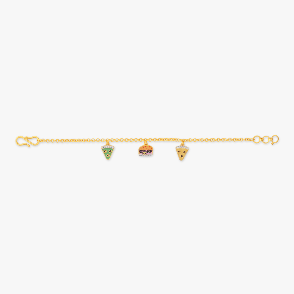 Little Foodie Gold Bracelet for Kids,,hi-res image number null