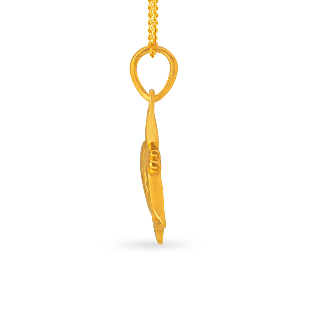 Divine 22 Karat Gold Ganesha Pendant,,hi-res image number null