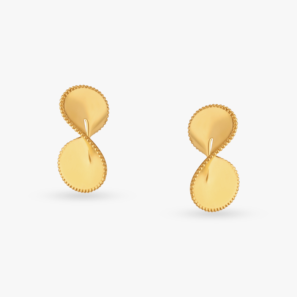 Modern Filigree Stud Earrings,,hi-res image number null