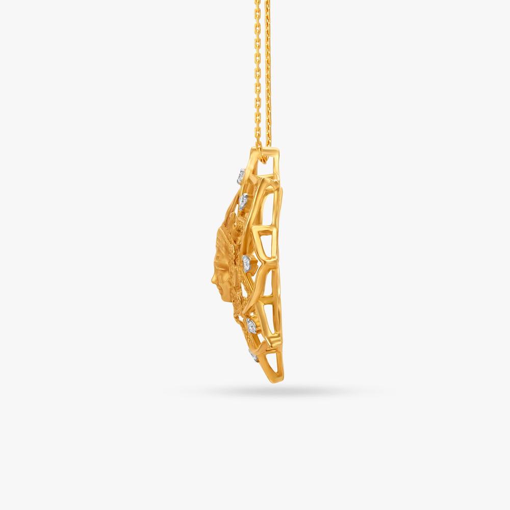 Beautiful Goddess Durga Pendant,,hi-res image number null