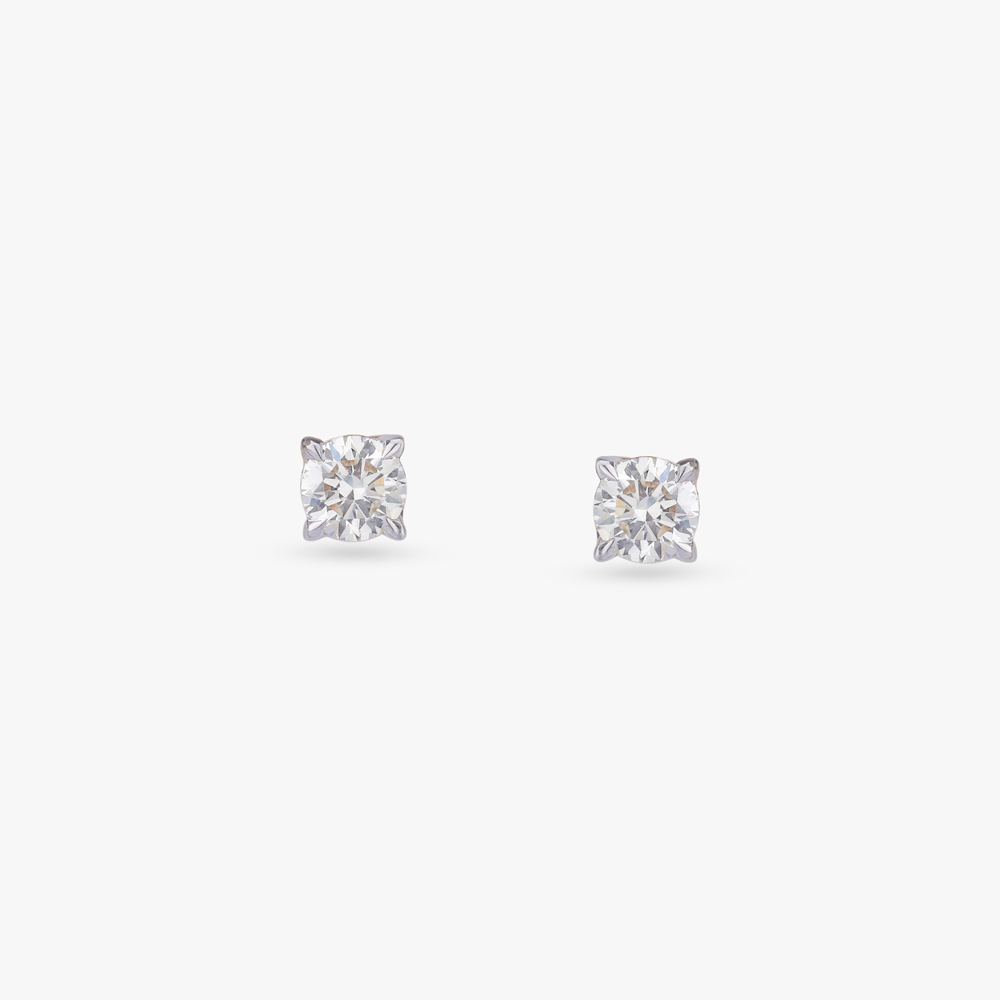 

Timeless Spark Solitaire Stud Earrings