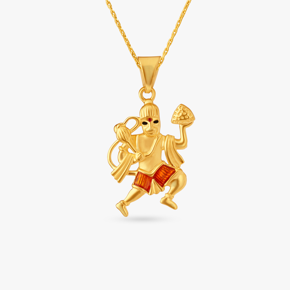 Veer Hanuman Pendant,,hi-res image number null