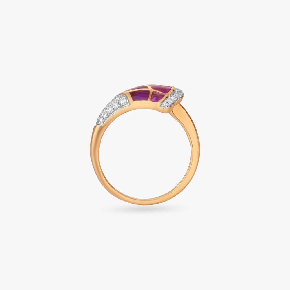 Radiant Flight Diamond Ring,,hi-res image number null