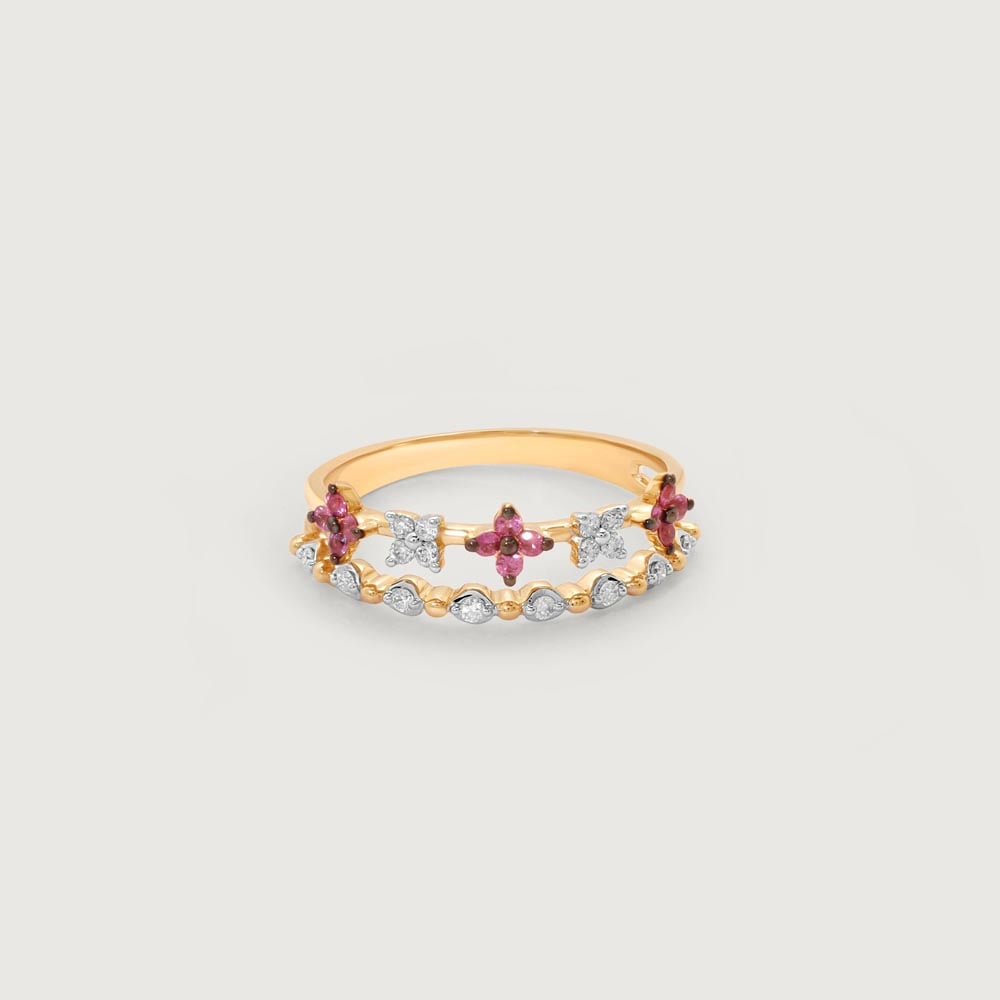 Rosette Rhythm Diamond Ring,,hi-res image number null