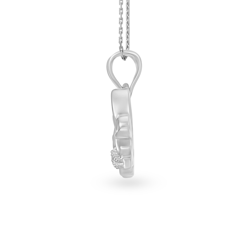 Scripted Love Silver Pendant,,hi-res image number null