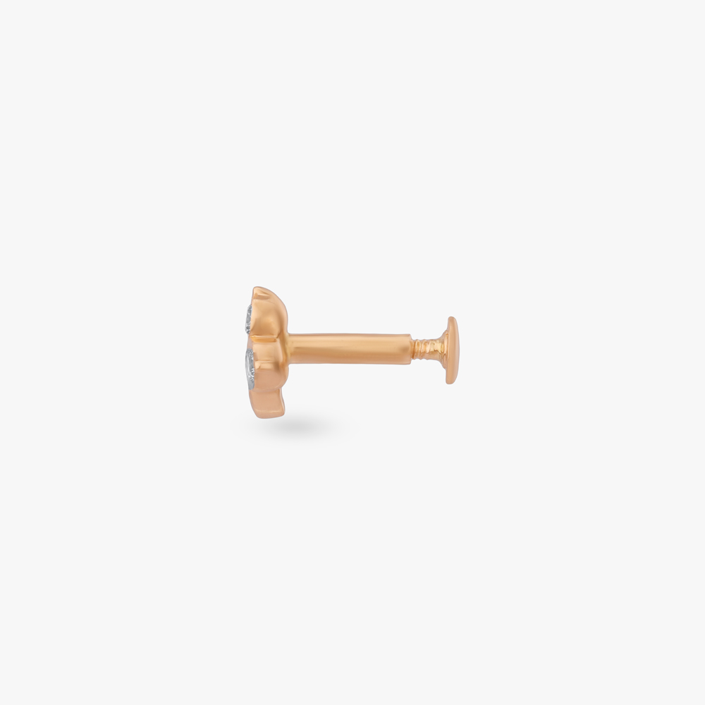 Petite Blossom Diamond Nose Pin,,hi-res image number null