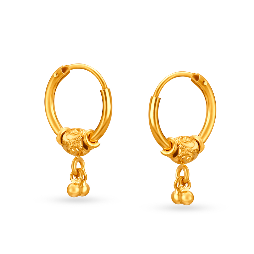 Mia by Tanishq 22 Karat Yellow Gold Radiant Stars Drop Earrings for Kids :  Amazon.in: Fashion