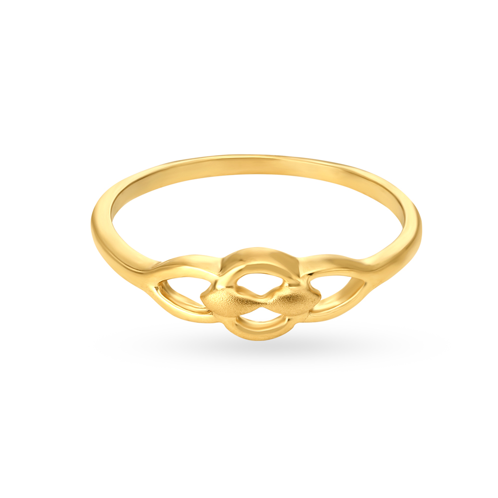 Simple 22 Karat Yellow Gold Finger Ring,,hi-res image number null