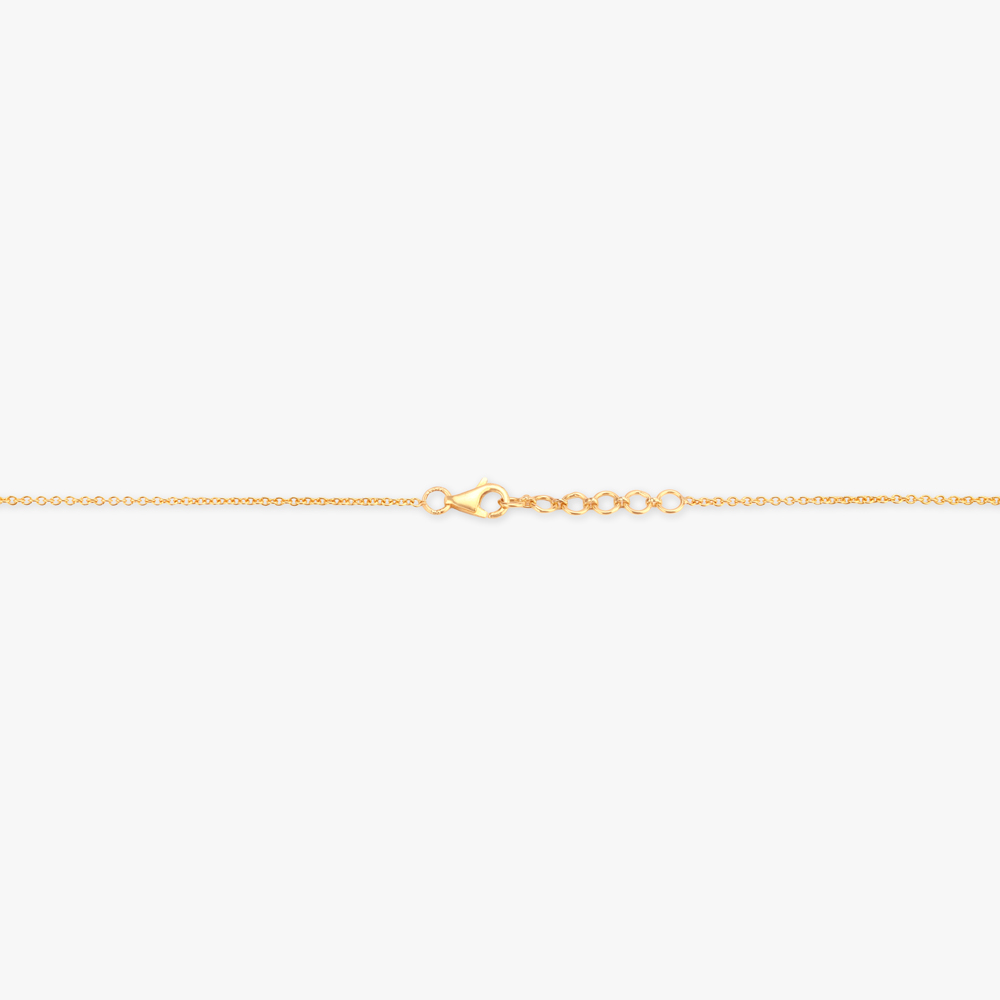 Floral Drape Gold Necklace Set,,hi-res image number null