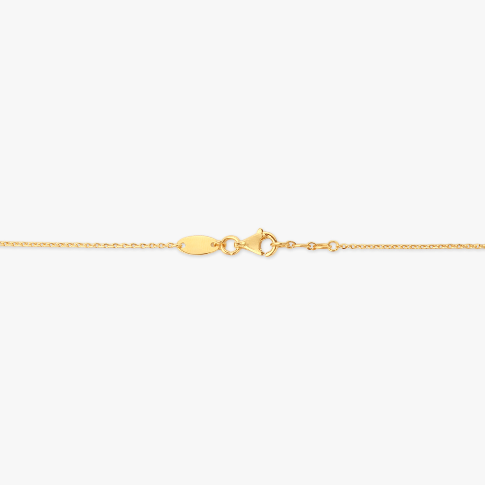Artistic Sunburst Gold Pendant with Chain,,hi-res image number null