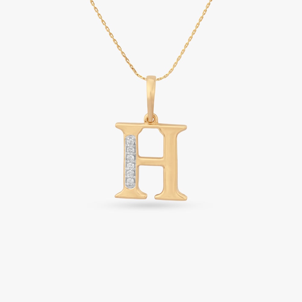 

Signature H Diamond Pendant