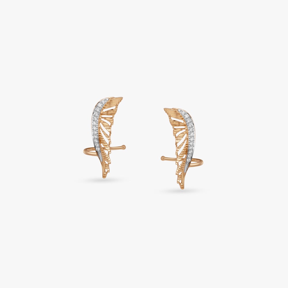

Winged Precision Diamond Stud Earrings